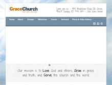 Tablet Screenshot of gracechurchelkgrove.org